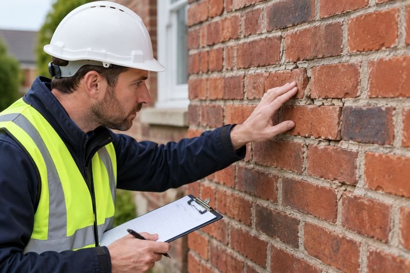 Inspect the masonry